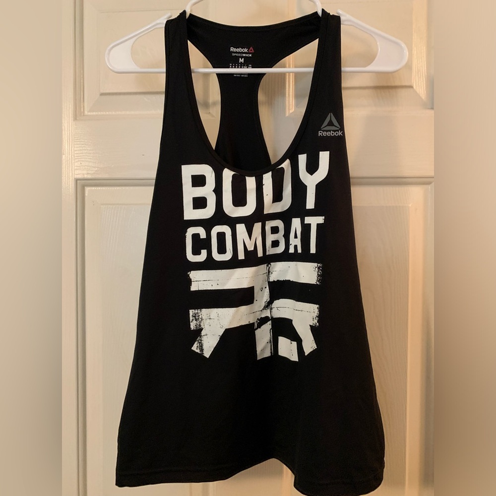 Medium black Les Mills Reebok workout tank
